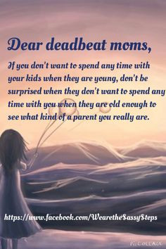 Deadbeat moms More