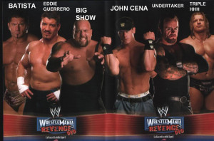 WWE Batista Eddie Guerrero Big Show John Cena Undertaker Triple H 2 ...