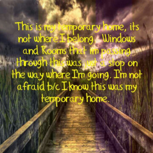 Carrie Underwood- Temporary home