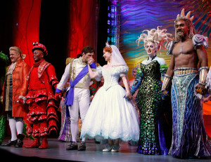 the little mermaid on broadway cast curtain call 2