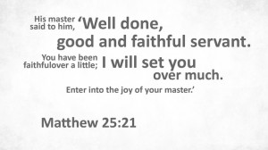 Matthew 25:21