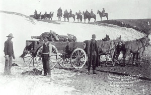 The victims of the 1890 massacre at Wounded Knee are loaded up on ...