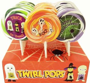 Halloween Boo Twirl Pops 24ct.