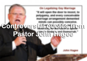 John Hagee, pastor at Cornerstone Church in San Antonio, has made ...