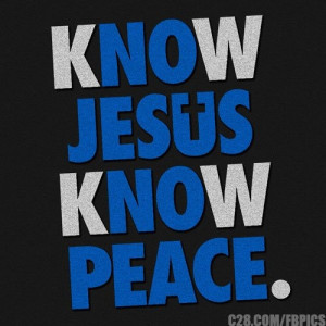 No Jesus no peace