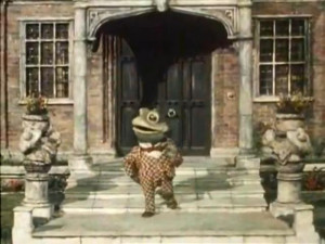 Toad outside Toad Hall