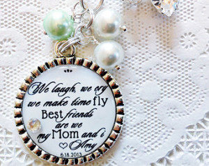 ... gift for mom on your wedding day, daughter to mother wedding jewelry