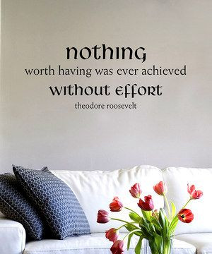 Perk up a room with this inspirational quote decal. With a clear ...