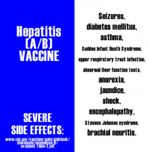 ... Dangerous Vaccine Facts . For consumers and rare side effects of