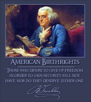 Ben Franklin Quote On Liberty and Security, Benjamin Franklin Quotes ...