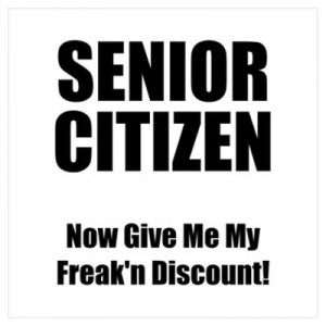 Senior Citizen Framed Print