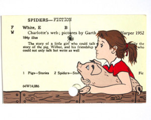 Charlotte's Web by E.B. White - Print of Charlotte the spider, Wilbur ...