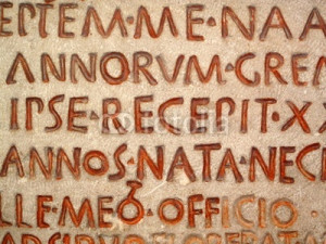 Ancient Words on Ancient Roman Latin Script From A Tomb Tony Baggett ...