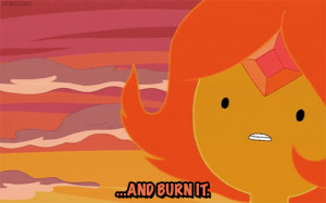 Adventure Time Finn And Flame Princess Quotes