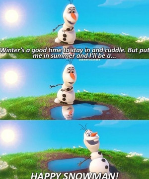 Olaf Frozen Summer Happy Snowman Olaf frozen su