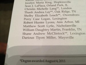 Check bottom of the official graduation document from UK. Darius ...