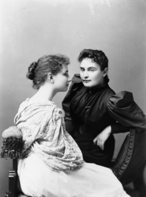Helen Keller and Anne Sullivan in 1893