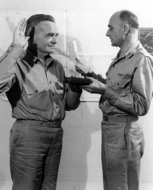 Vice Admiral William F. Halsey is sworn in as Commander, South Pacific ...