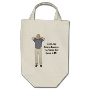 the_voices_funny_sayings_quotes_tote_bags ...