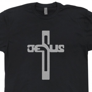 Jesus Cross Name T Shirt Christian Rock Shirts Cool Religious Shirt ...