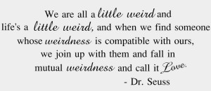 Dr Seuss Weird Love