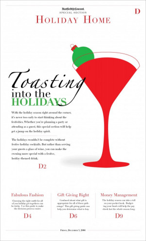 Toasting into the holidays cheer holidays quotes