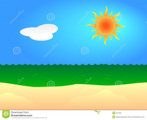 Hot Sunny Beach Sunny beach