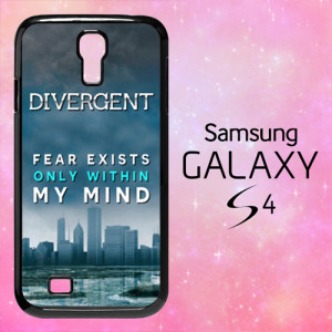 ER1268 divergent dauntless quotes Samsung Galaxy S4 Case