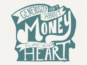 Generosity - Quote by Pastor Pete Hise.Generosity Quotes, Genero ...