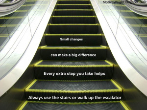 Small changes can make a big difference. Every extra step you take ...