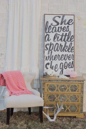 Nursery quote for baby girl