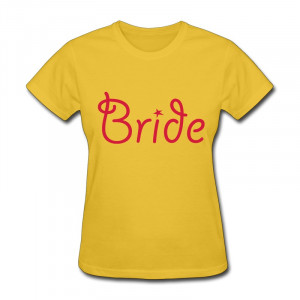 Tee Womens Bride Text Word Graphic Design Picture Vector Funny Quotes ...