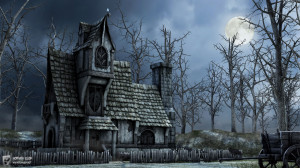 image description for haunted house pictures wallpaper haunted house ...