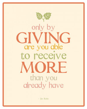 ... Quotes To Create Good Karma and that they inspired you to give back