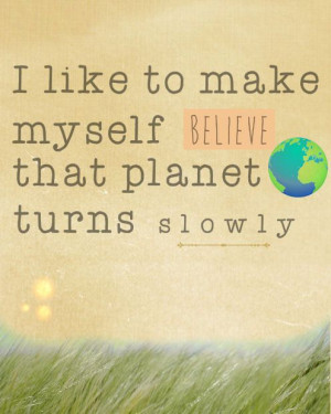 Owl City Fireflies Quote Print by BambiAndFalana