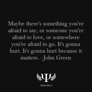 John Green, yet again mastering words...