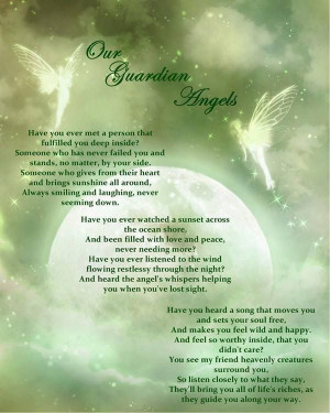 Guardian angel. I love what this says! My jessica love u mom