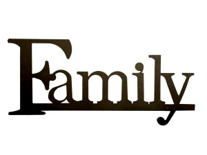 Family Word Clipart Family