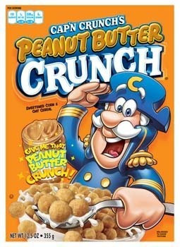 Cap'n Crunch Peanut Butter 12.5oz (355g)