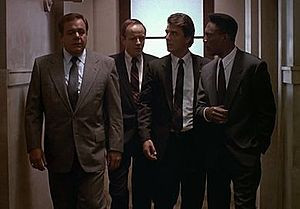 1992–93), from left : Paul Sorvino , Moriarty, Noth and Brooks ...