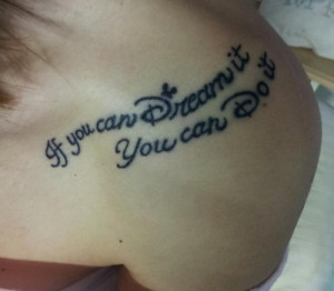 on collar bone, also have more tattoo designs to choose like quotes ...