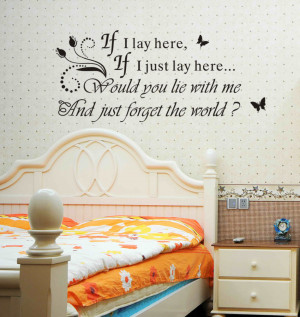 Factory-Wholesale-Famous-Quote-IF-I-LAY-HERE-SNOW-PATROL-Wall-Art ...