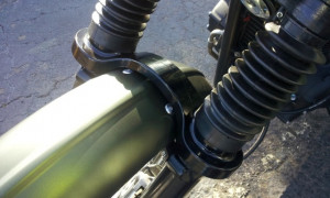 Fork brace. The front end is a bit wobbly so until I upgrade the fork ...