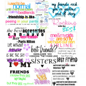 BFF QUOTES! - Polyvore