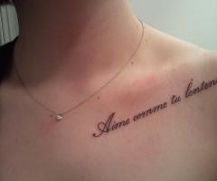... comme tu l entends quote tattoos french quotes french quotes tattoos