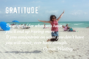 Day 53 (22.02.10) – GRATITUDE: MY word for 2010