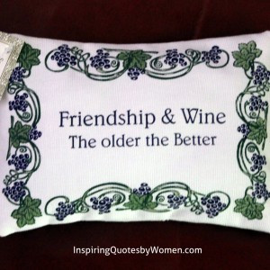 Friendship and Wine Sachet