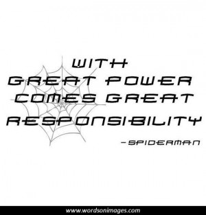 Spiderman quotes