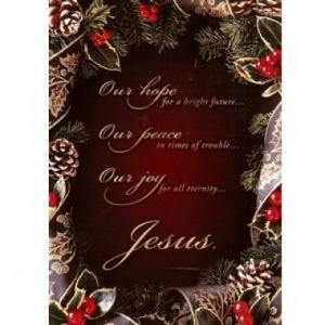 Hope, Peace and Joy Christmas Card