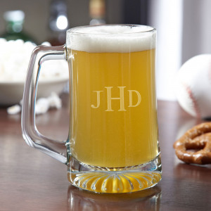 Brewmaster Personalized Beer Mug, 15 ounces Details: